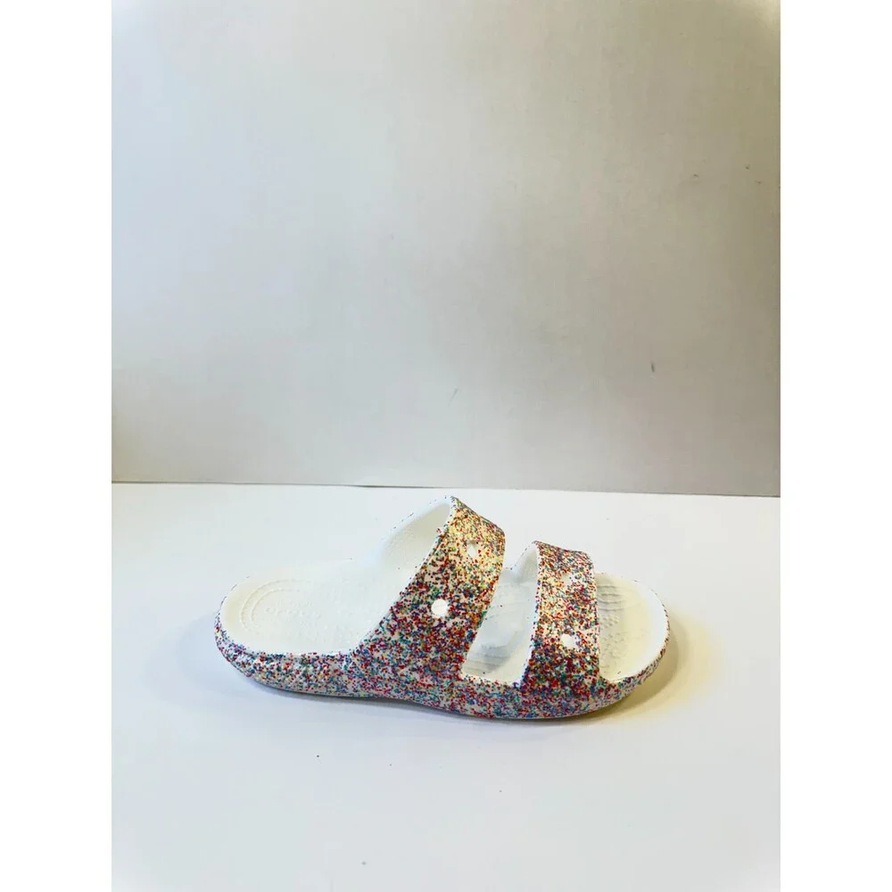 Crocs Sandals Sprinkle Glitter Multicolor US 1 Juniors